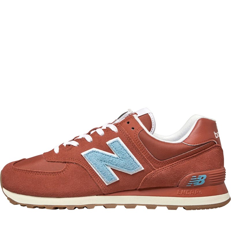 Buy New Balance Mens 574 Trainers Red