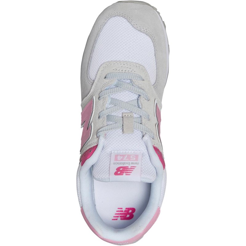 Buy New Balance Junior 574 Trainers Rain Cloud