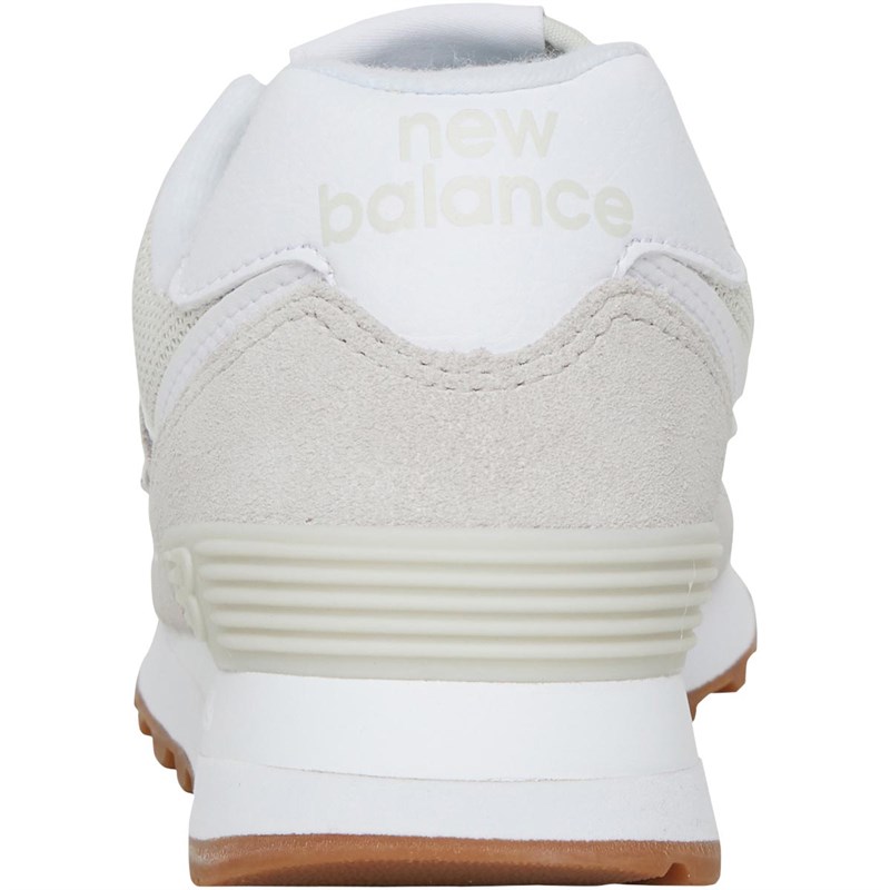 Buy New Balance Womens 574 Trainers Silver Birch