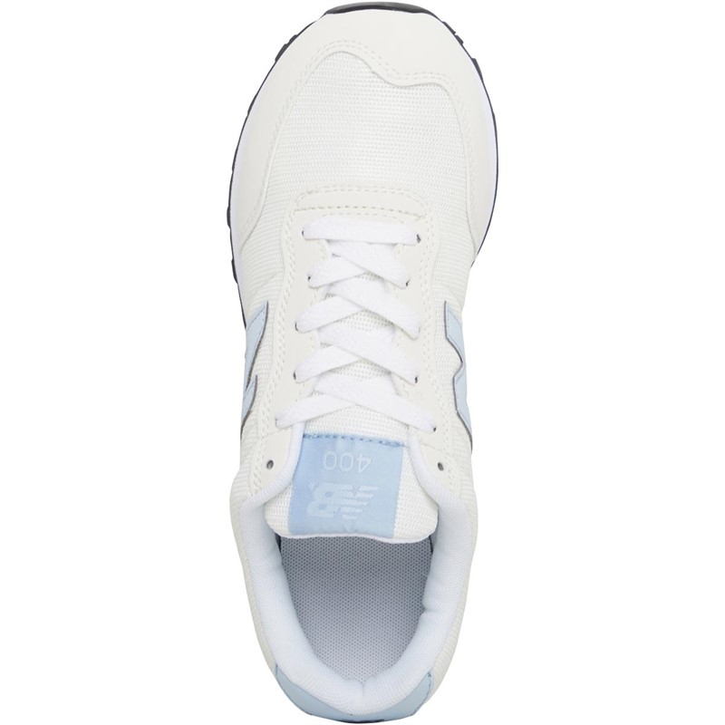 Buy New Balance Womens 400 Trainers White/Blue