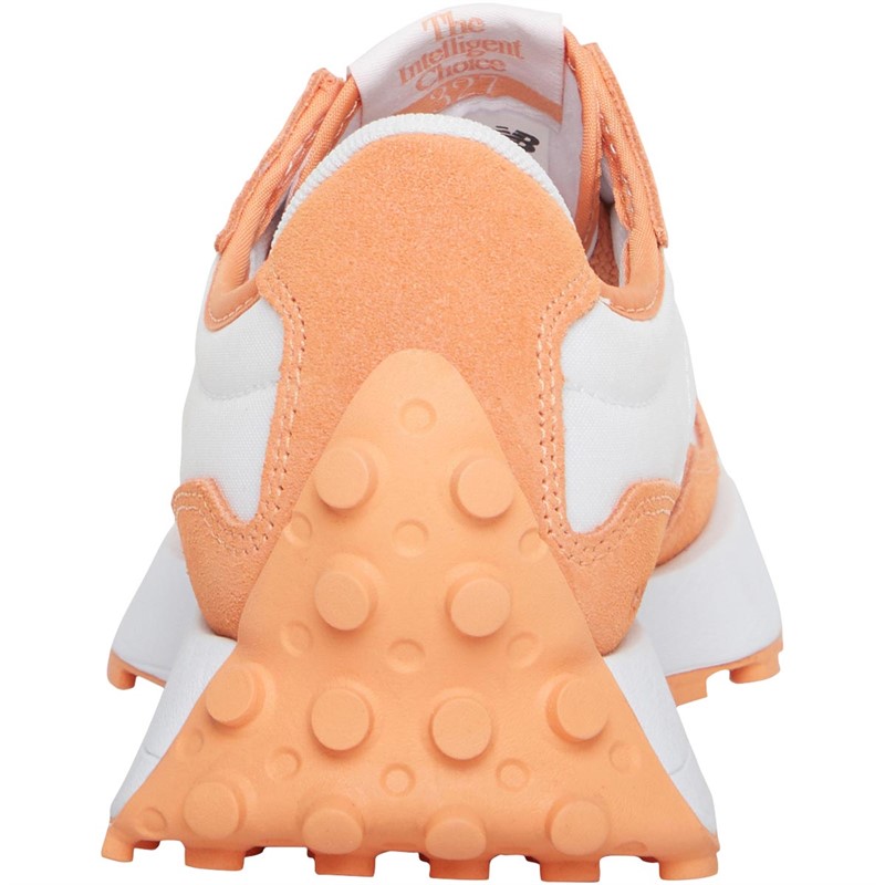 Buy New Balance 327 Trainers Orange/White