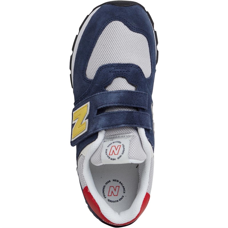 Buy New Balance Boys Wide Fit 574 Trainers Natural Indigo