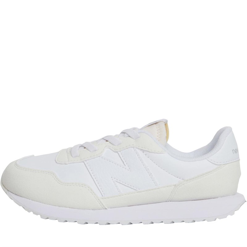 Buy New Balance Girls Wide Fit 237 Trainers White