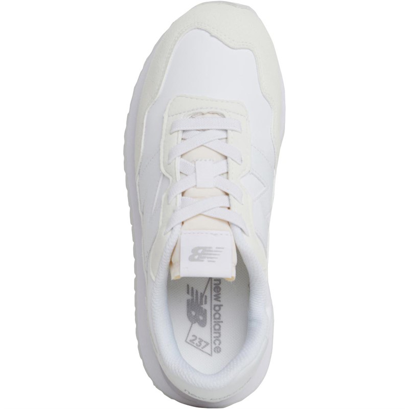 Buy New Balance Girls Wide Fit 237 Trainers White