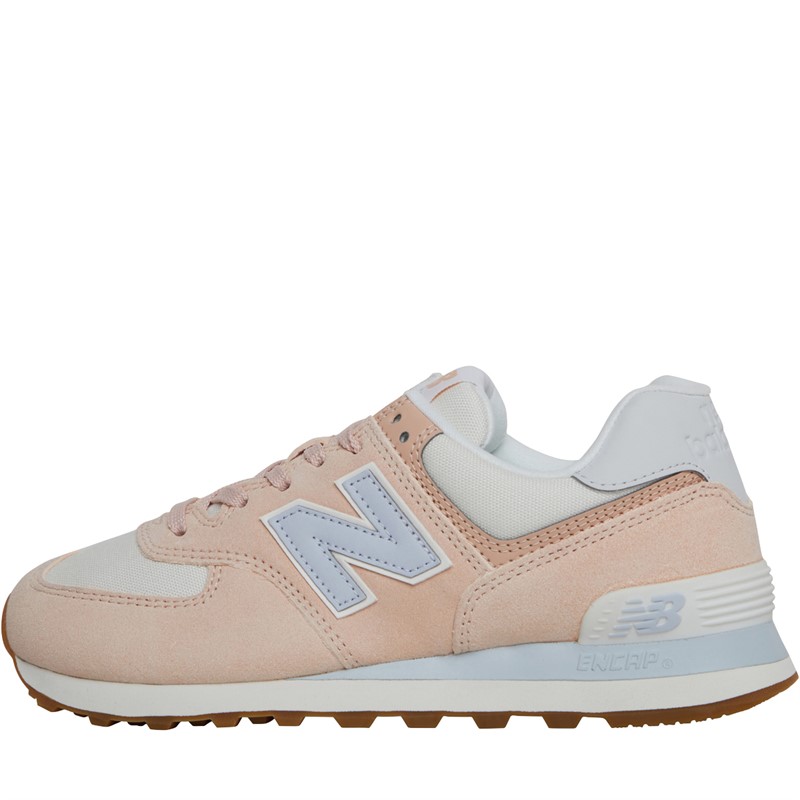Buy New Balance Womens 574 Trainers Roase Water/Sea Salt