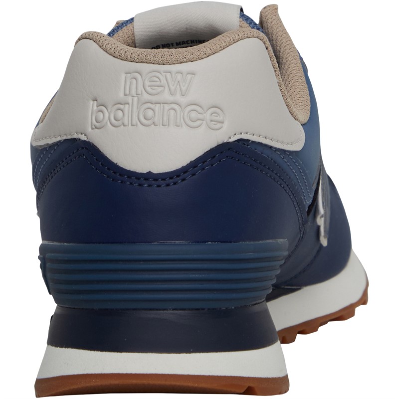 Buy New Balance 574 Vegan Trainers Navy/Blue