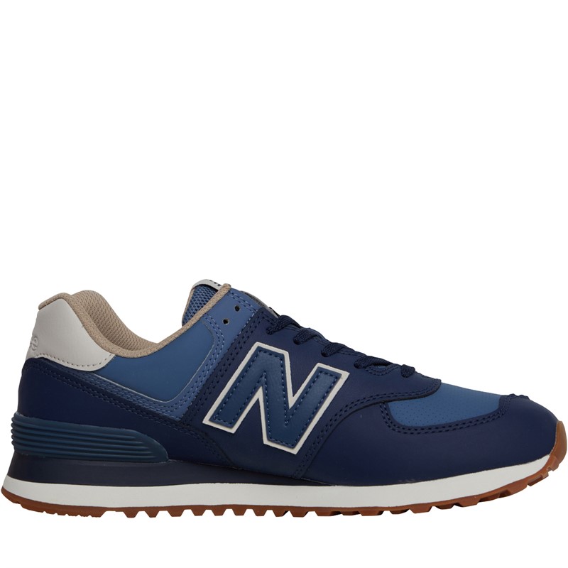 Buy New Balance 574 Vegan Trainers Navy/Blue