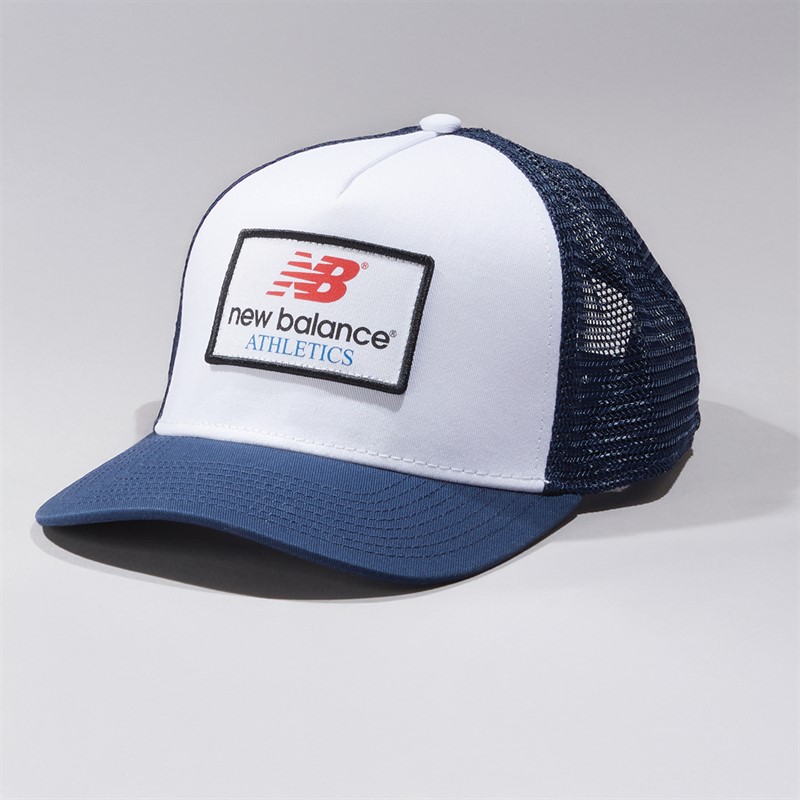 Buy New Balance Athletics Logo Trucker Cap Navy