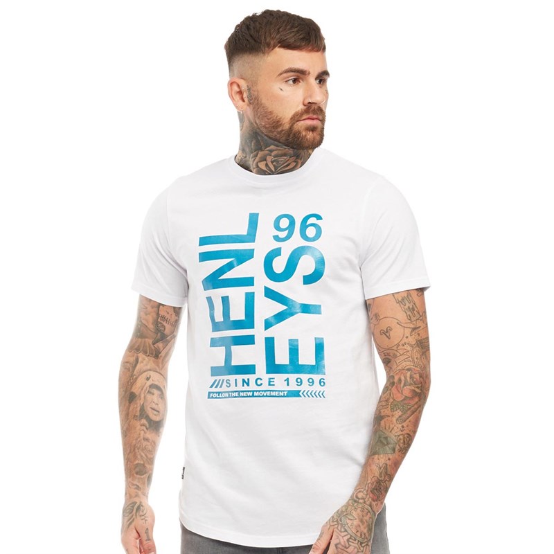 Buy Henleys Mens Langar TShirt White