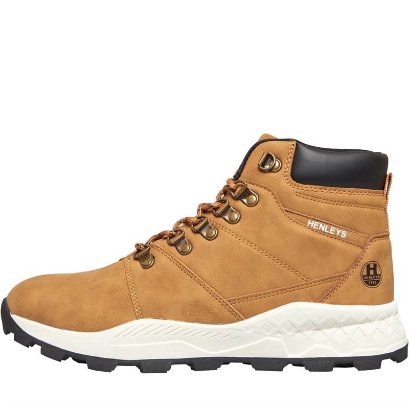 Buy Henleys Mens Mount Boots Yellow