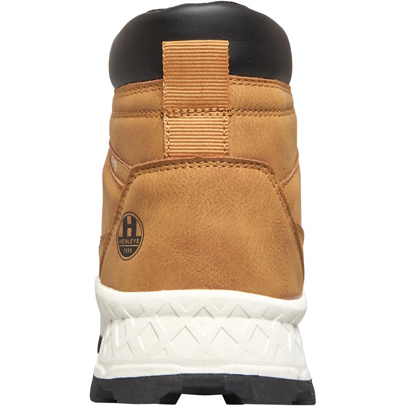 Buy Henleys Mens Mount Boots Yellow