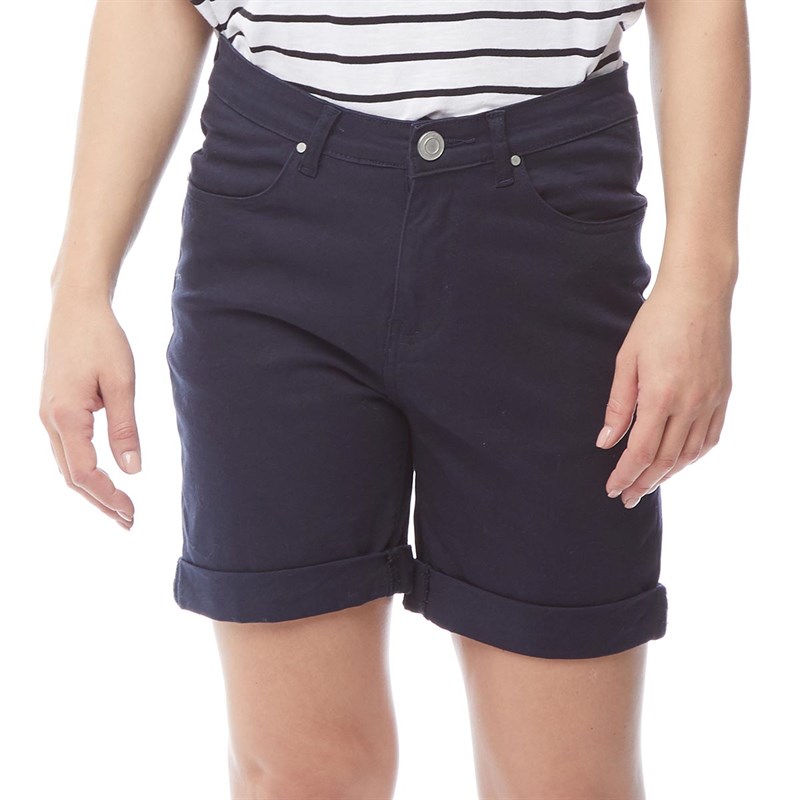 Buy Onfire Womens Stretch Twill Shorts Navy