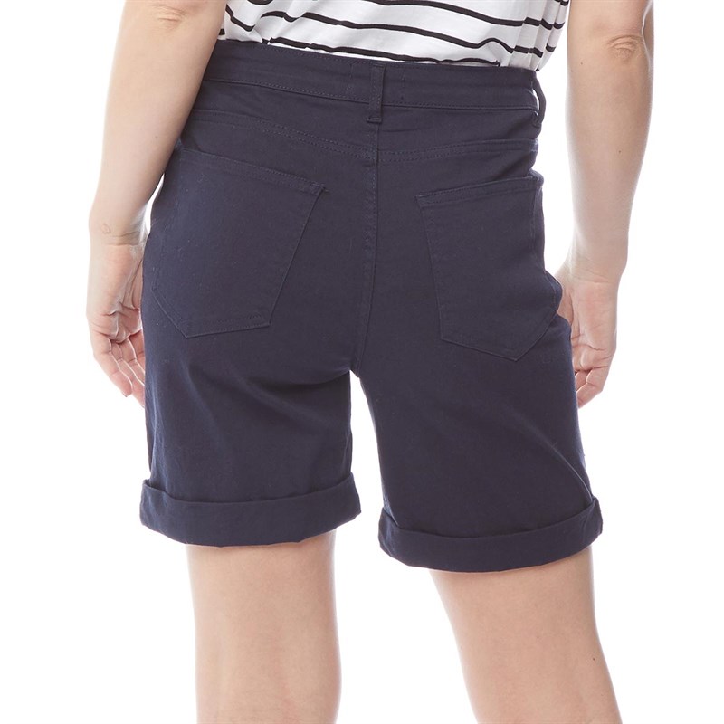 Buy Onfire Womens Stretch Twill Shorts Navy