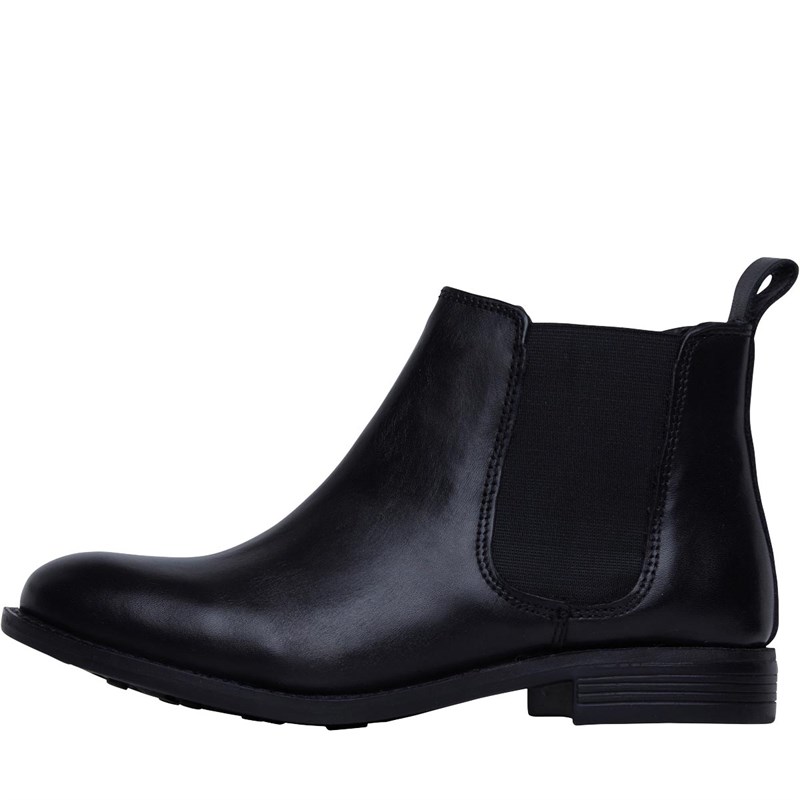 Buy Onfire Womens Leather Chelsea Boots Black