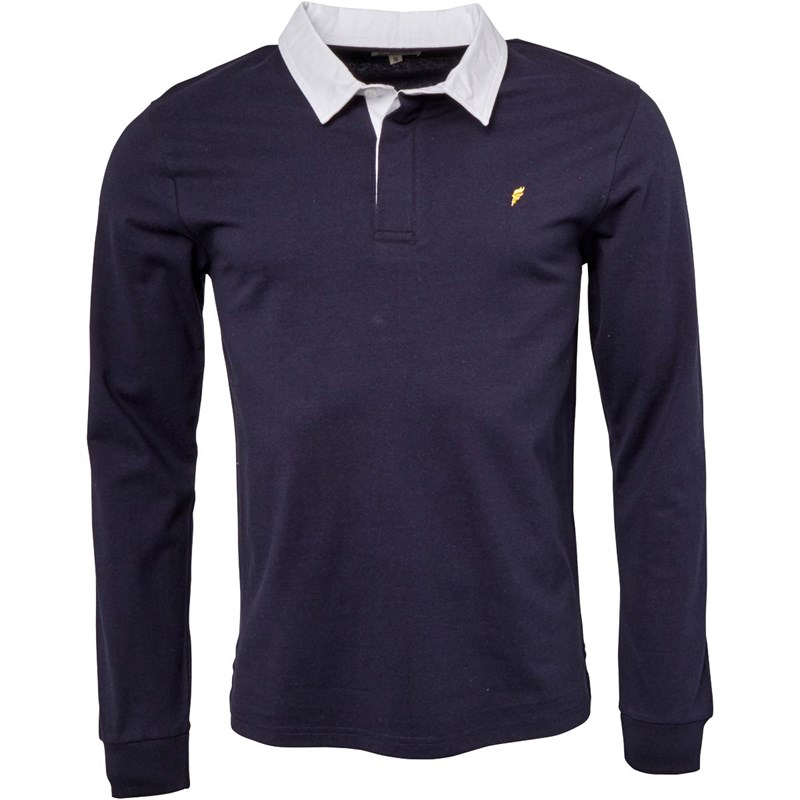 Buy Onfire Mens Plain Rugby Shirt Navy