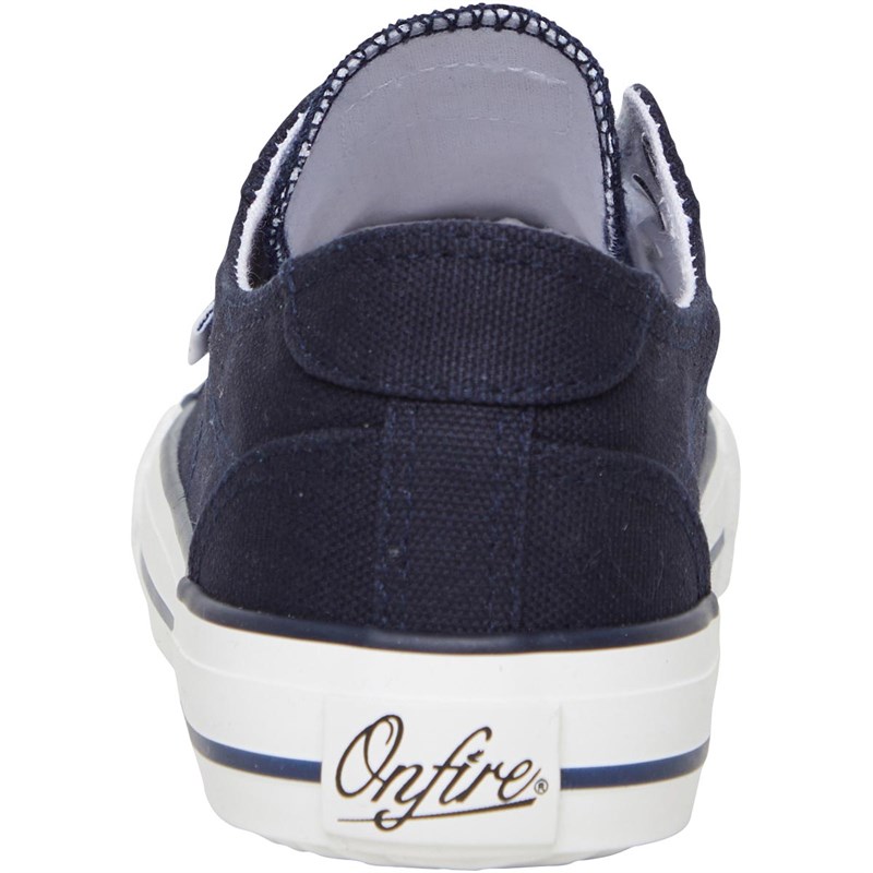 Buy Onfire Womens Vulcanised Canvas Pumps Navy