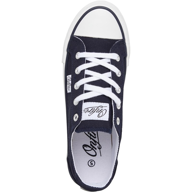Buy Onfire Womens Vulcanised Canvas Pumps Navy
