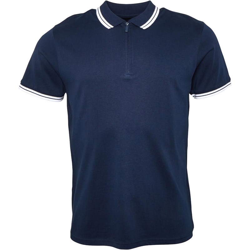 Buy Onfire Mens Polo Shirt Navy/White