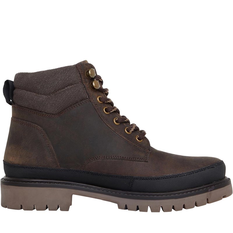 Buy Onfire Womens Leather Cleat Sole Boots Brown