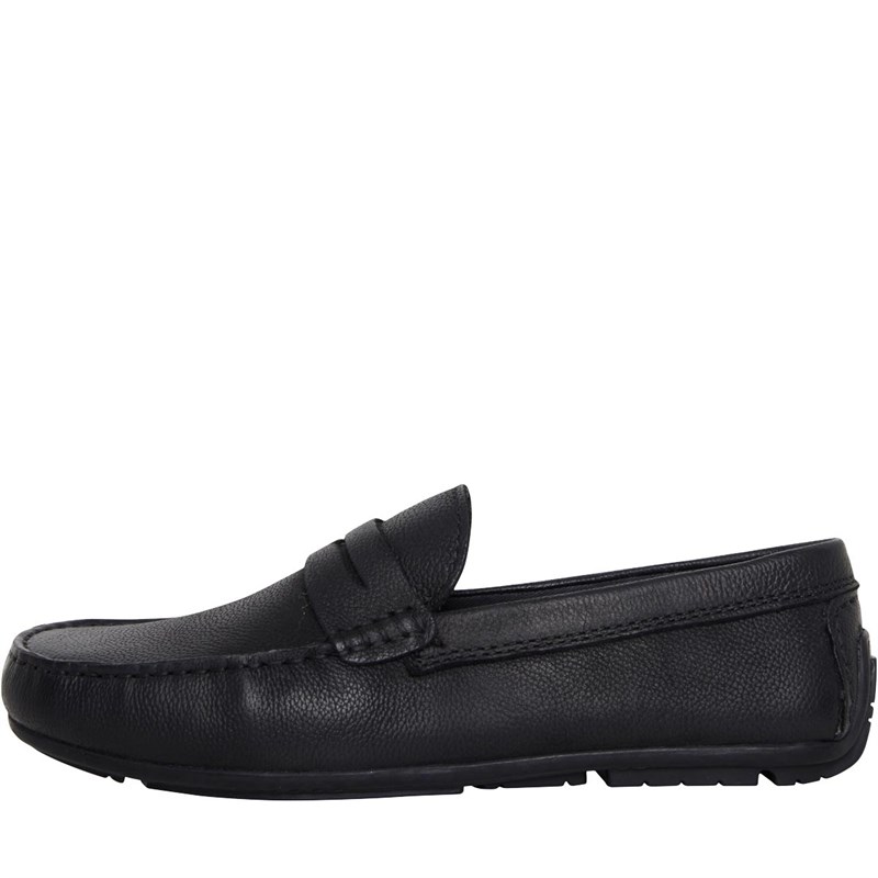 Buy Onfire Mens Leather Driving Shoes Black