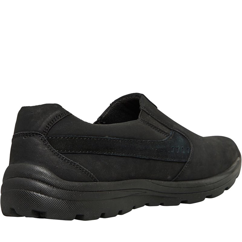 Buy Onfire Mens Nubuck Leather Slip On Shoes Black