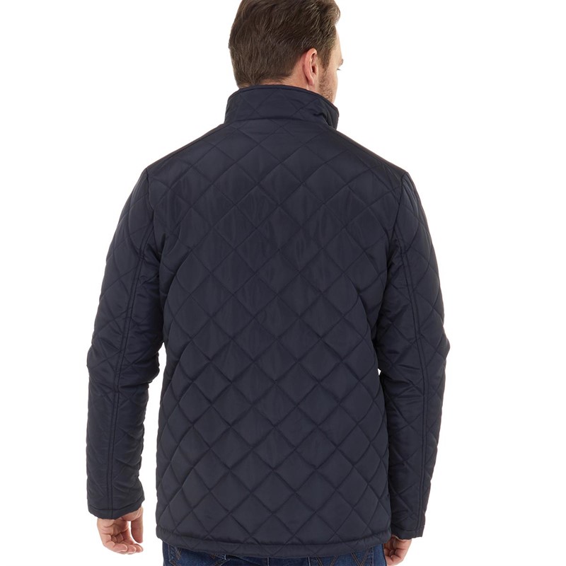Buy Onfire Mens Quilted Jacket Navy