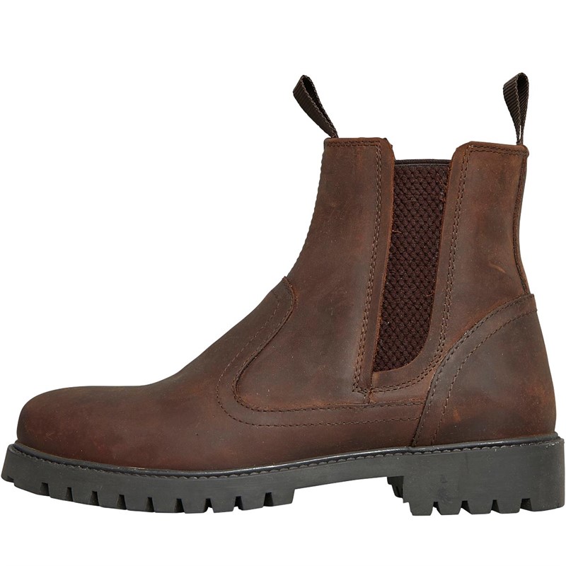 Buy Onfire Womens Leather Country Chelsea Boot Dark Brown