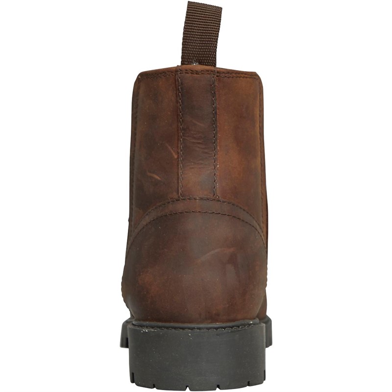 Buy Onfire Womens Leather Country Chelsea Boot Dark Brown