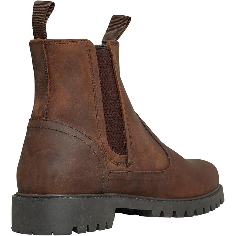 Buy Onfire Womens Leather Country Chelsea Boot Dark Brown