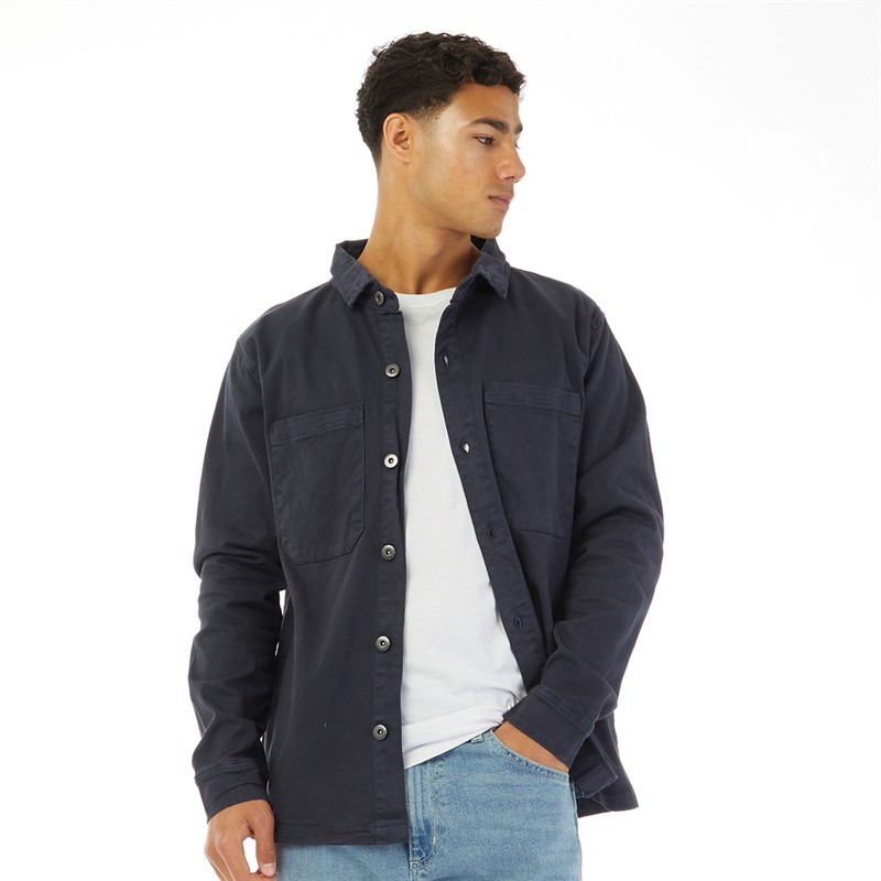 Buy Onfire Mens Overshirt Jacket Navy