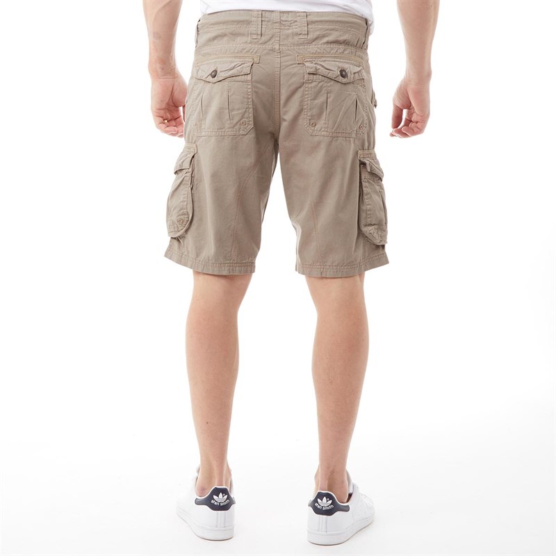 Buy Onfire Mens Twill Combat Shorts Taupe
