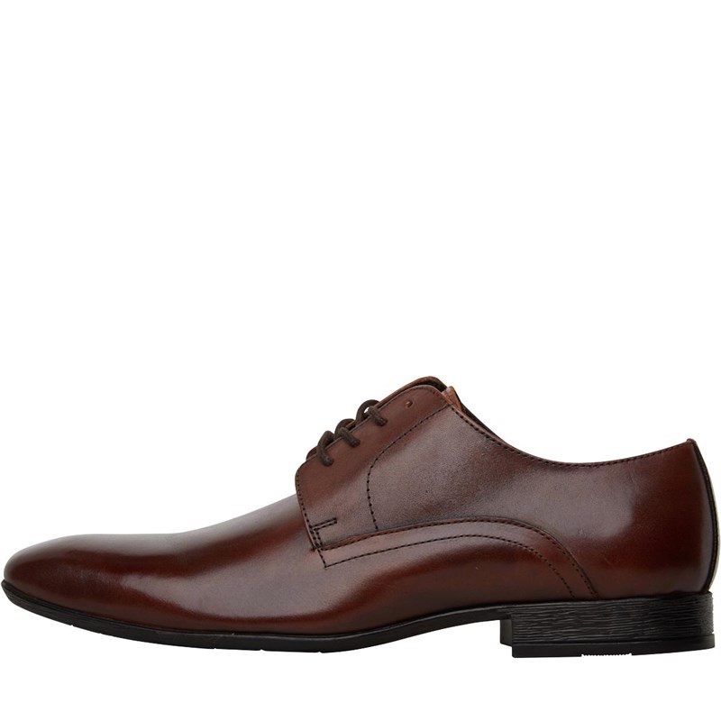 Buy Onfire Mens Leather Derby Shoes Brown