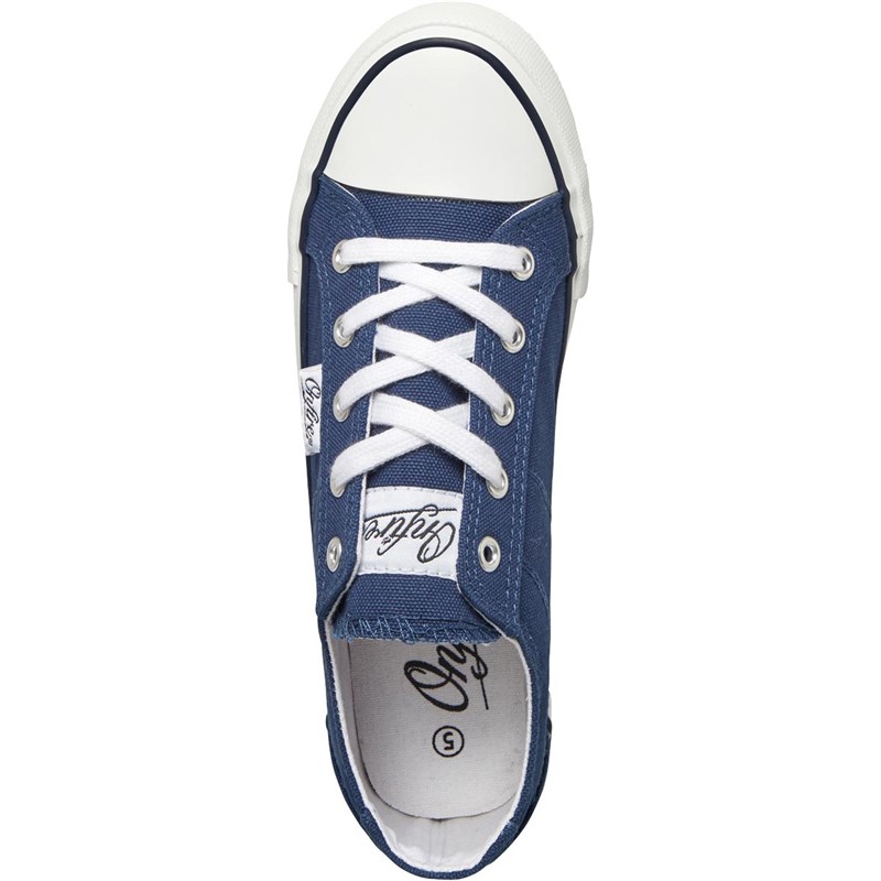 Buy Onfire Womens Vulcanised Canvas Pumps Navy
