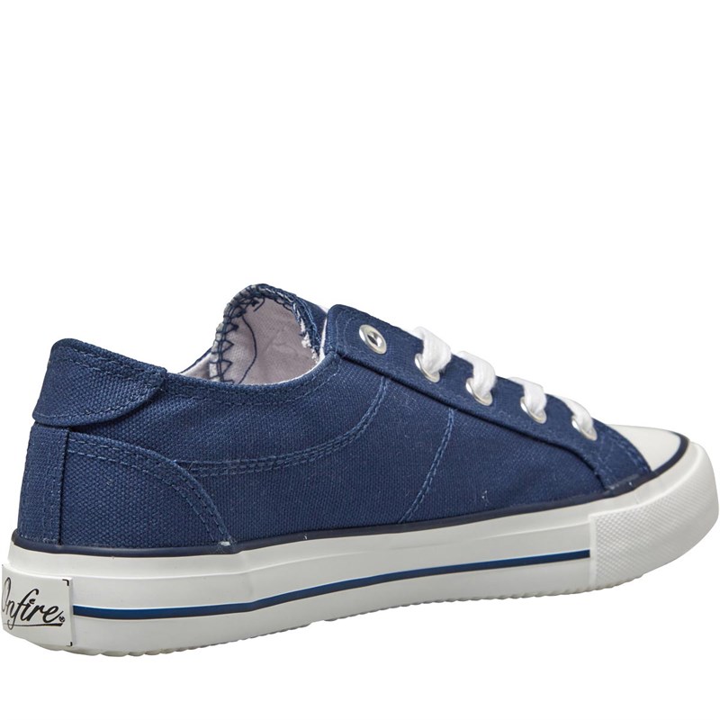 Buy Onfire Womens Vulcanised Canvas Pumps Navy