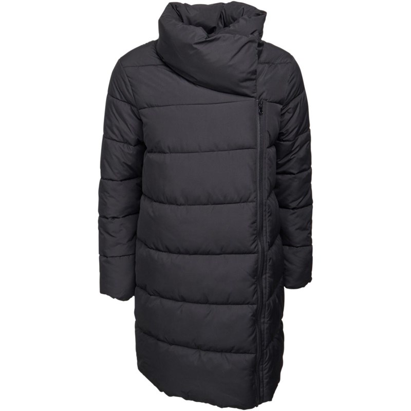 Buy Onfire Womens Long Duvet Jacket Black