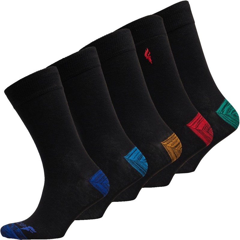 Buy Onfire Mens Five Pack Socks Multi