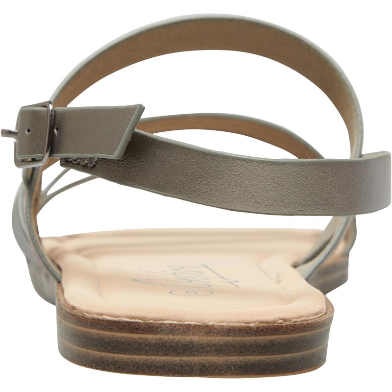 Buy Onfire Womens Strappy Sandals Pewter