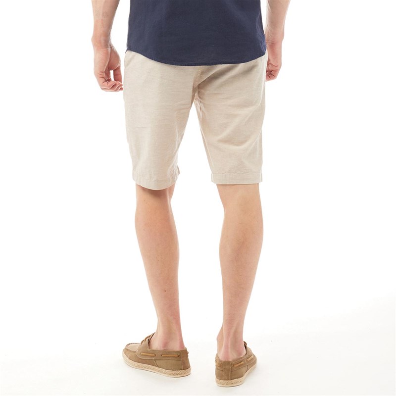 Buy Onfire Mens Linen Mix Shorts Stone