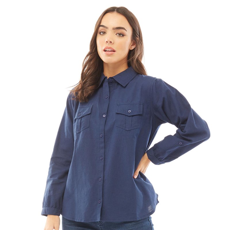 Buy Onfire Womens Utility Shirt Navy