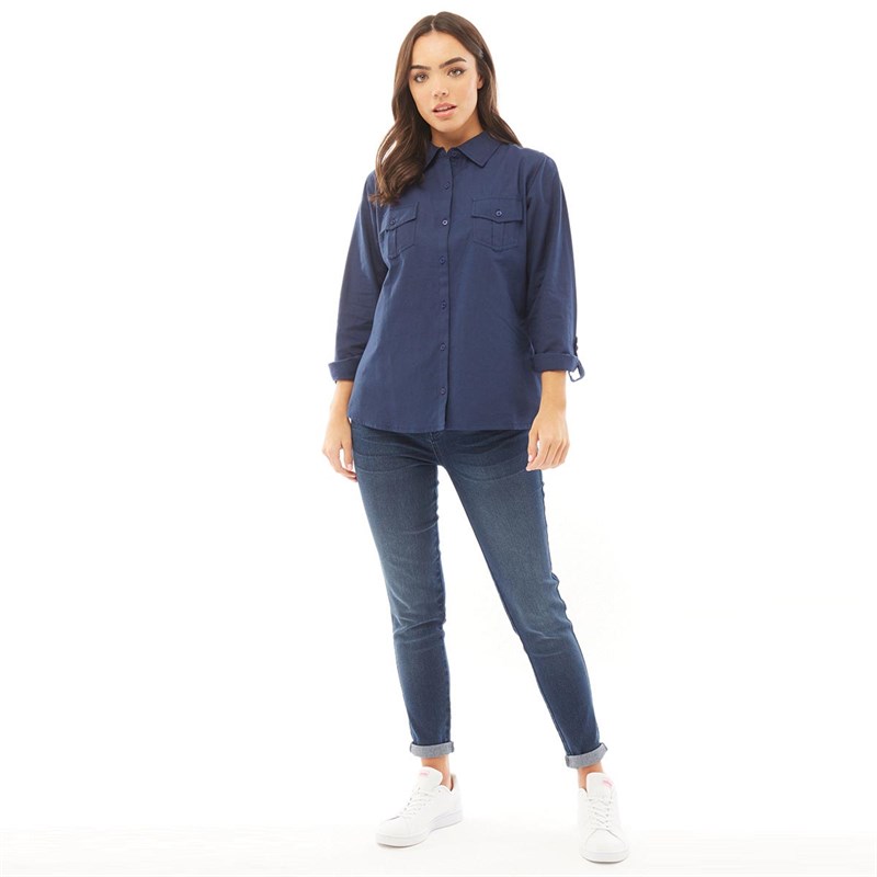Buy Onfire Womens Utility Shirt Navy