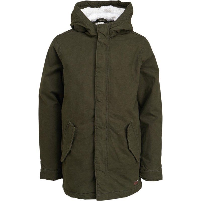 Buy PRODUKT Junior Boys Parka 007 Teddy Jacket Rosin