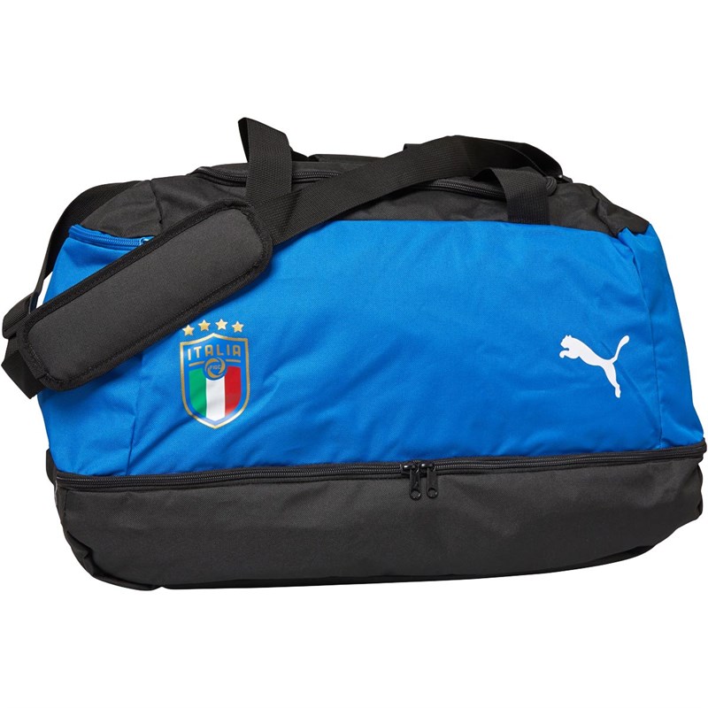 Buy Puma Mens FIGC Italy Pro Training II Football Bag Blue Peacoat/Puma