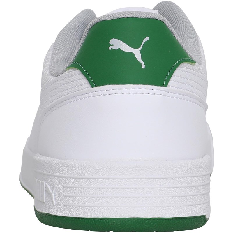 Buy Puma Mens Caracal Style Trainers Puma White/Amazon Green