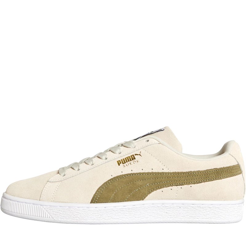 Puma Heren Suede Classic Sneakers Wit