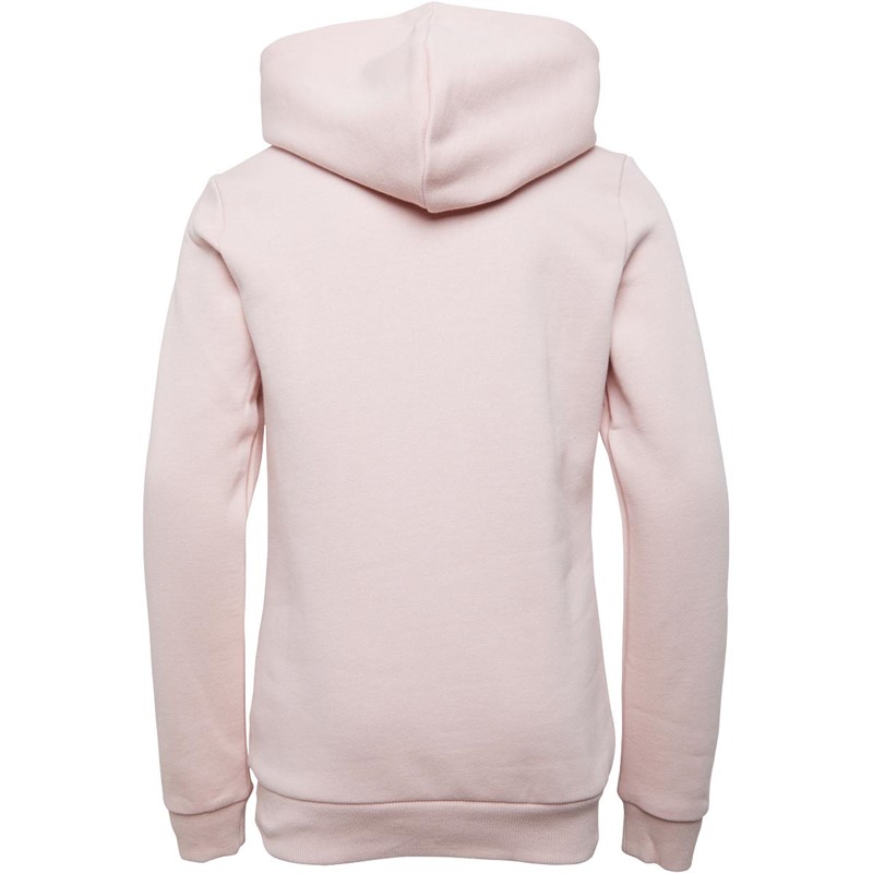 Puma Kinder Essentials Logo Kapuzenpullover Rosa