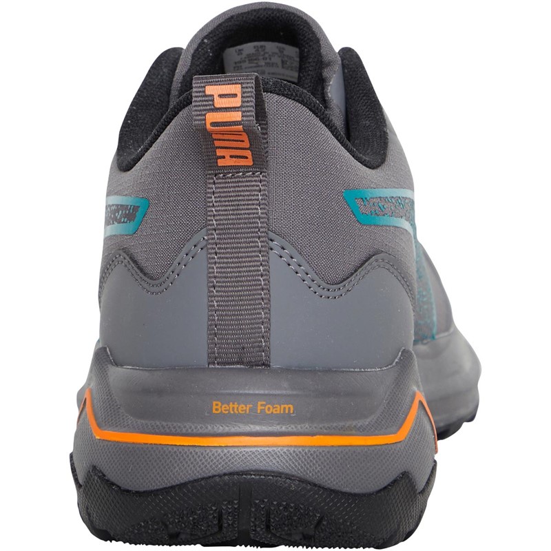 Buy Puma Mens Better Foam Xterra WTR Neutral Running Shoes Grey/Orange
