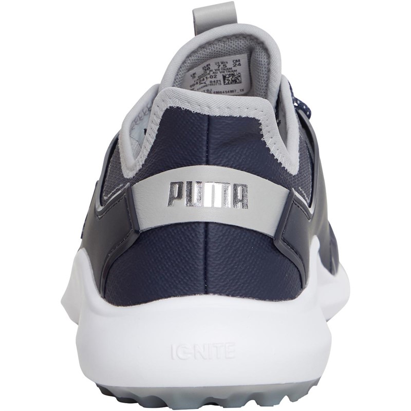 Buy Puma Womens Ignite Fasten8 Waterproof Golf Shoes Navy/silver