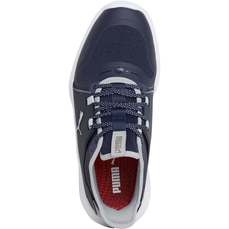 Buy Puma Womens Ignite Fasten8 Waterproof Golf Shoes Navy/silver
