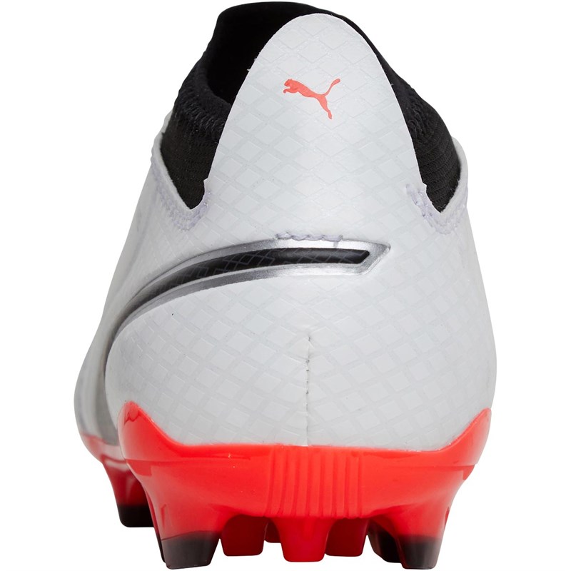 Buy Puma Junior One 17.3 AG Football Boots Puma White/Puma Black/Fiery