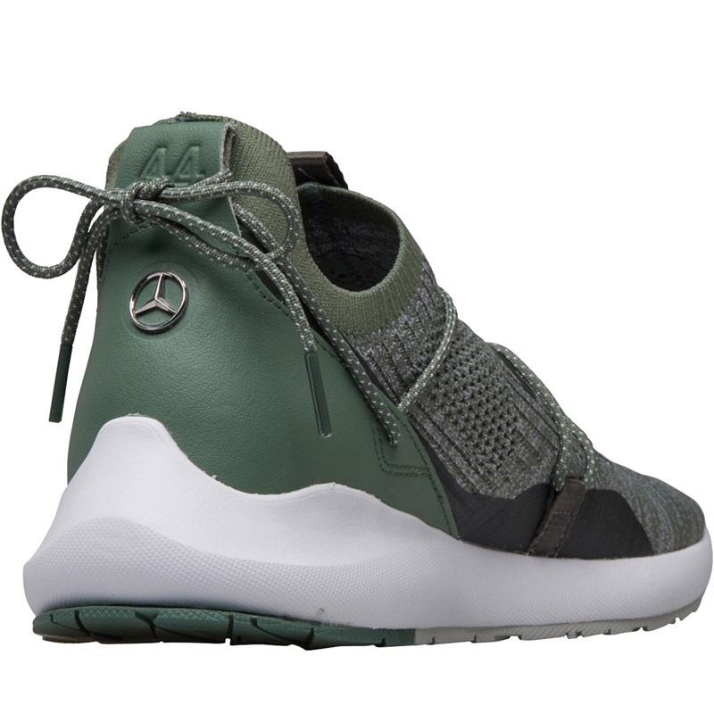 Puma Herren Mercedes AMG Petronas Evo Cat II Lewis Hamilton Sneakers Grün